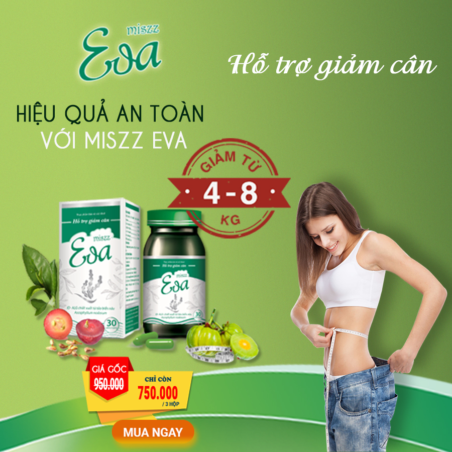 Miszz Eva - Hỗ Trợ Giảm Cân, An Toàn Hiệu Quả! (3 hộp) Miszz Eva - Hỗ Trợ Giảm Cân, An Toàn Hiệu Quả! (3 hộp)