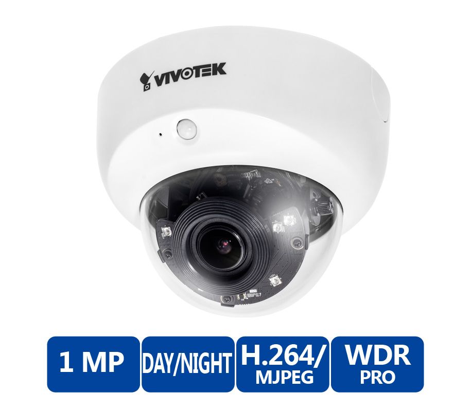 Camera IP Dome hồng ngoại 1 Megapixel Vivotek FD8138-H