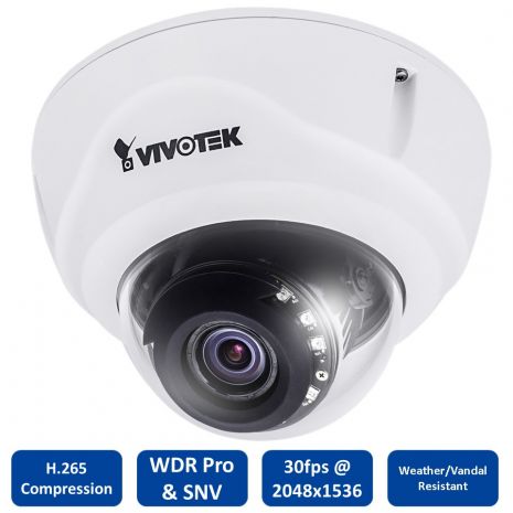 Camera IP Dome hồng ngoại 3.0 Megapixel Vivotek FD9371-HTV