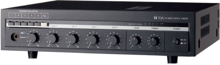 Mixer Amplifier chọn 5 vùng 240W TOA A-1240SS