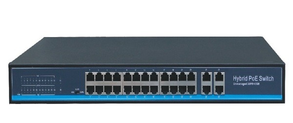 24-Port Gigabit PoE + 4Combo Switch Grandstream S5800P-24G4COMBO