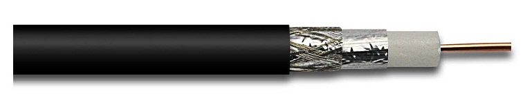 Cáp đồng trục-Coaxial cable Alantek RG-6 Standard Shield with Floofing Compound