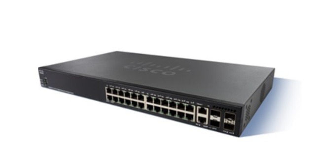 24-Port Gigabit Stackable Managed Switch CISCO SG350X-24-K9