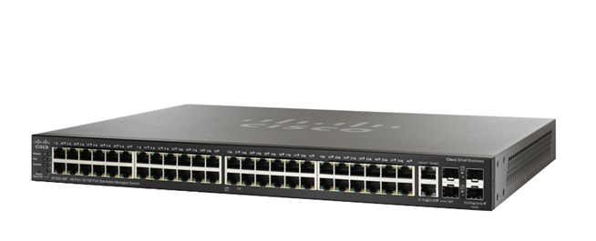 48-port 10/100 PoE Stackable Managed Switch Cisco SF500-48P-K9-G5 