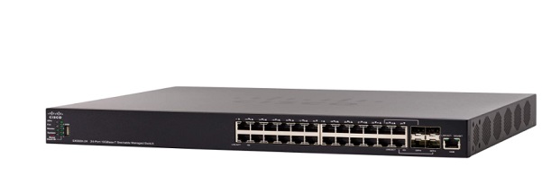 24-Port 10GBase-T Stackable Managed Switch CISCO SX550X-24-K9-EU