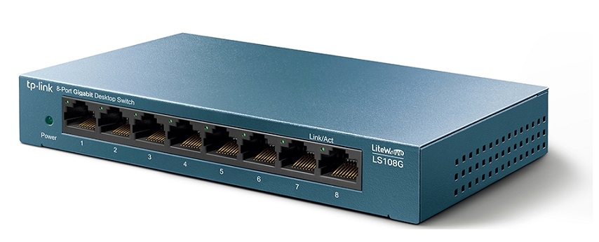 8-Port 10/100/1000Mbps Desktop Network Switch TP-LINK LS108G 
