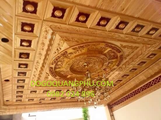 Chú ý bổ sung ánh sáng để tăng nét đẹp cho trần gỗ