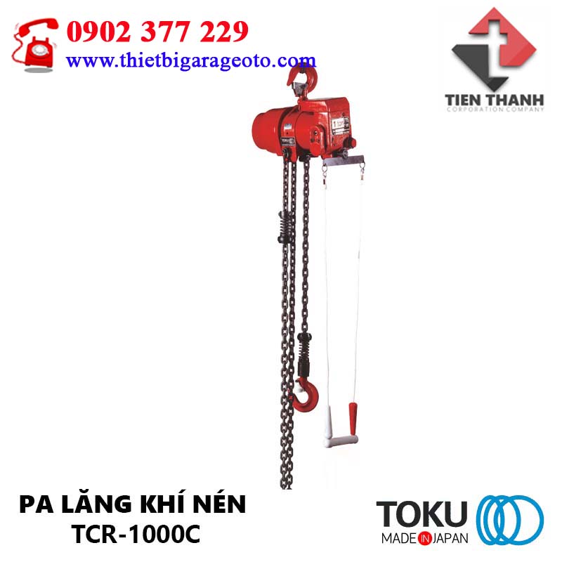 Pa lăng Toku dùng khí nén TCR-1000C