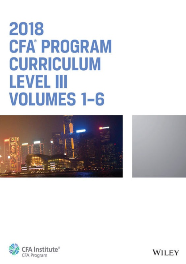  2018 - Sách CFA Curriculum Level 3 Gáy Xoắn