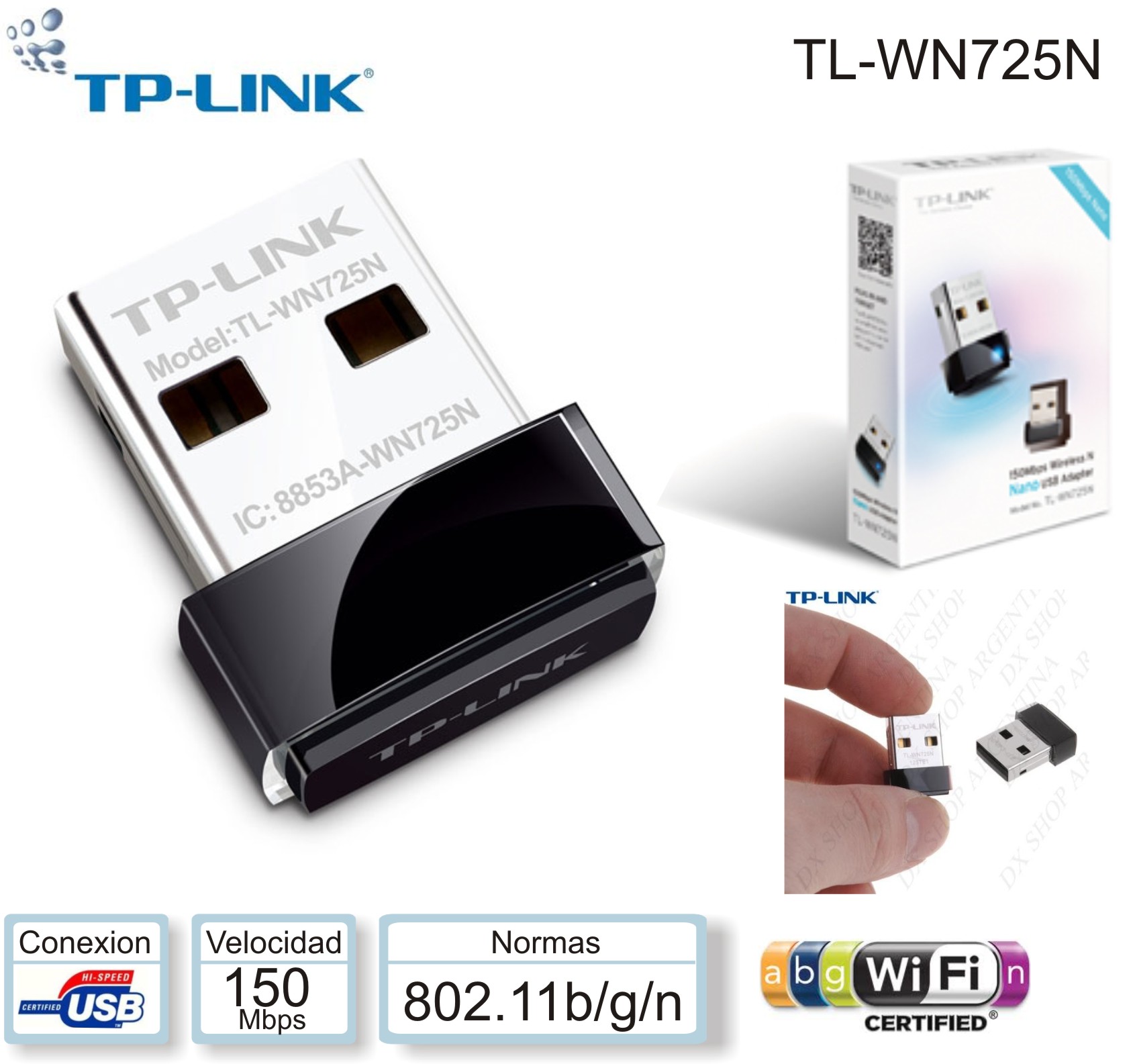 USB Wireless TPLink WN725N 150Mbps
