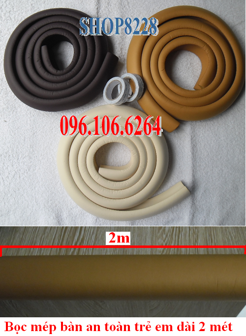 Cuộn xốp bọc mép bàn, bọc cạnh bàn - Đồ dùng an toàn trẻ em Cuộn xốp bọc mép bàn, bọc cạnh bàn - Đồ dùng an toàn trẻ em