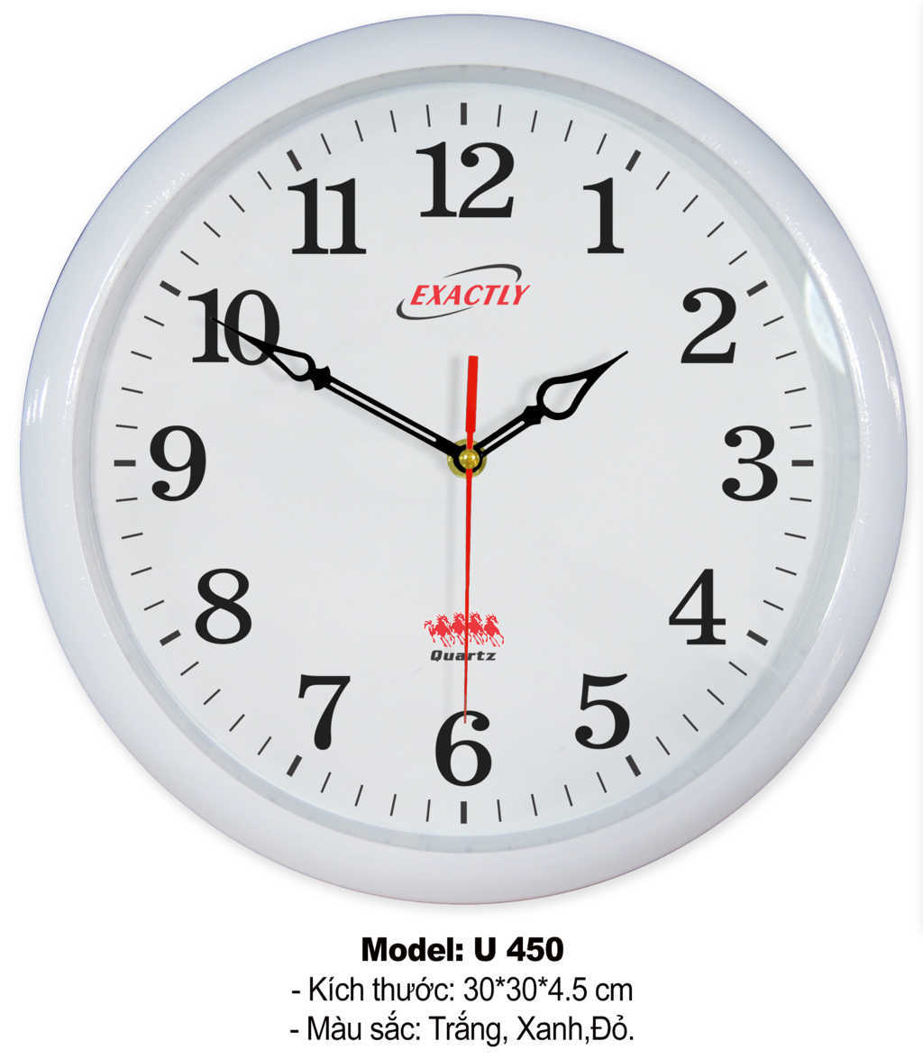 sản xuất đồng hồ treo tường giá rẻ U450