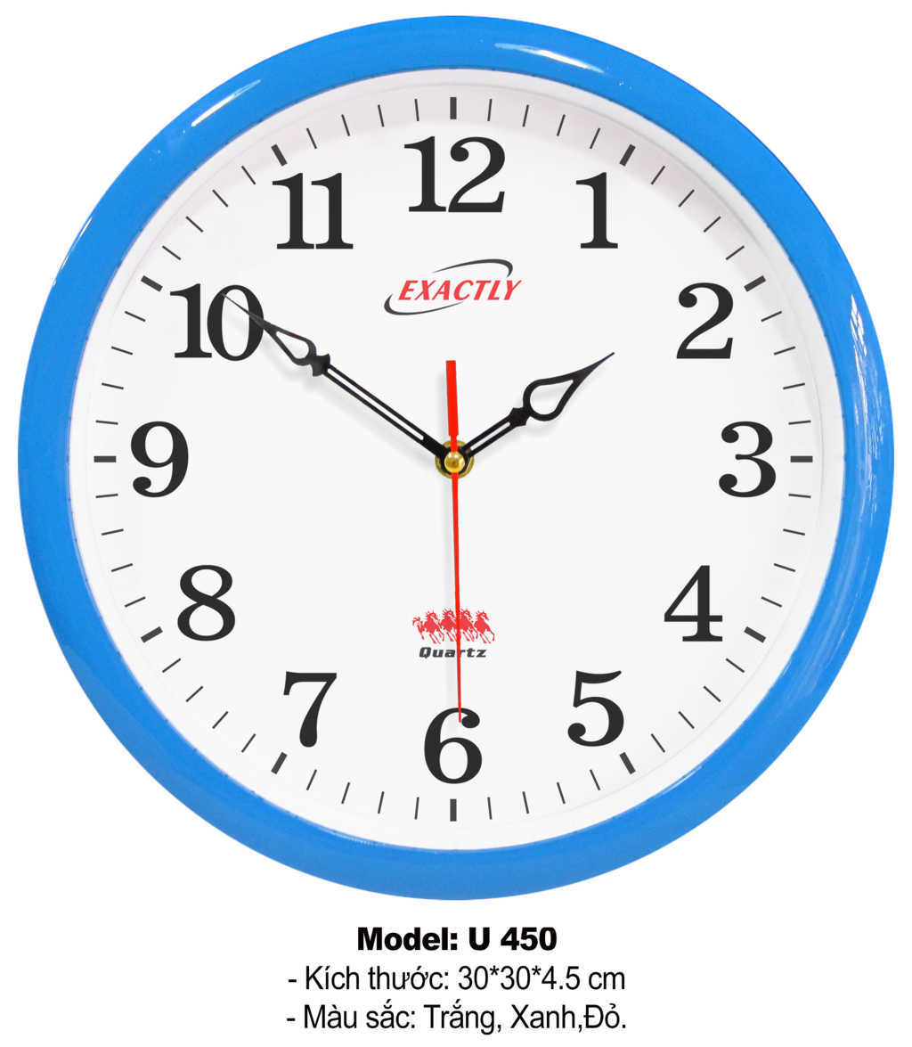 sản xuất đồng hồ treo tường giá rẻ U450