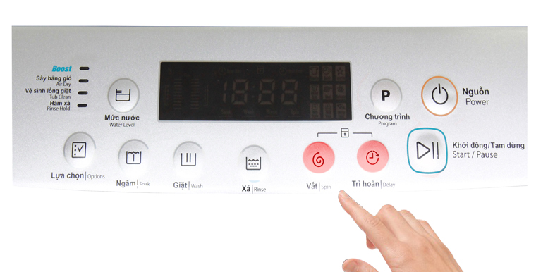 chế độ khóa an toàn trẻ em của máy giặt Electrolux EWT903XS