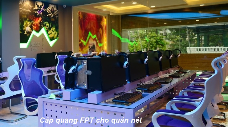 Cáp quang FPT cho quán nét gói cước cáp quang fpt dành cho quán nét