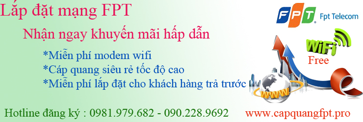 Đăng ký mạng FPT