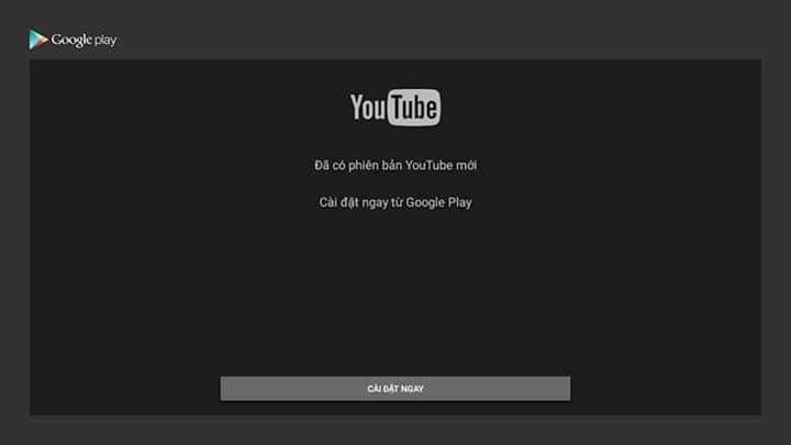tivi không xem được youtube