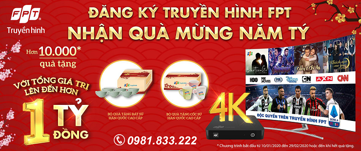 lắp truyền hình fpt nhận ngay quà tặng lên đến 1 tỷ