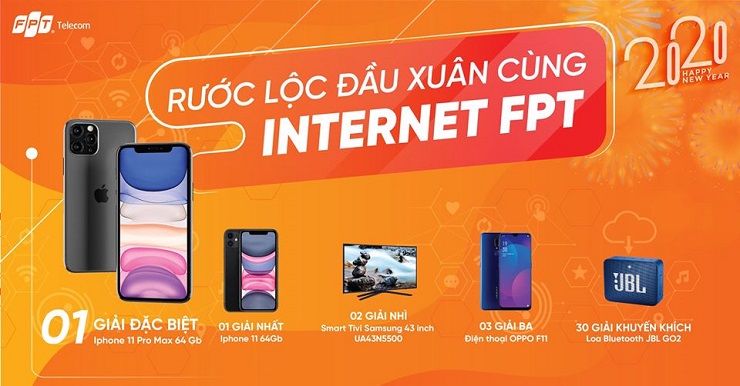 lắp mạng FPT trúng ngay iphone 11 pro max