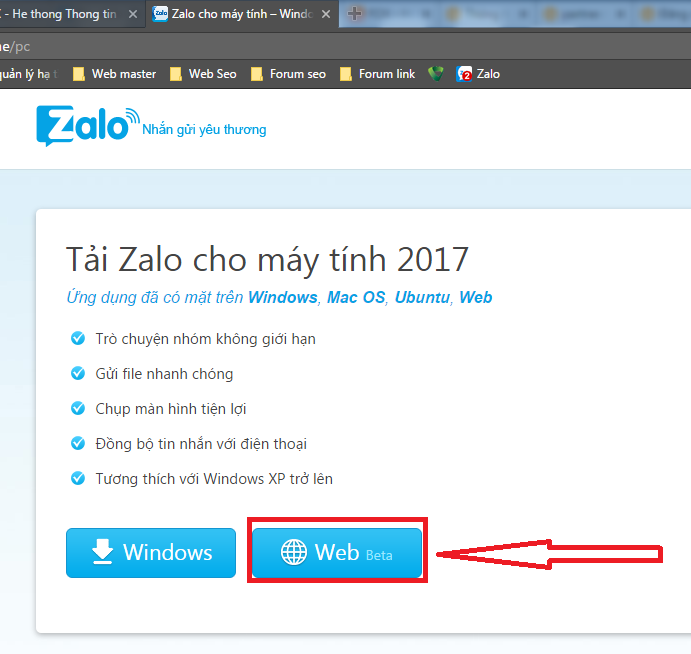 sửa lỗi không hiện ảnh trên zalo bước 2