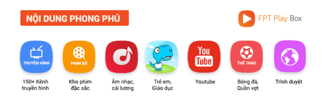 fpt play box với nội dung giải trí phong phú