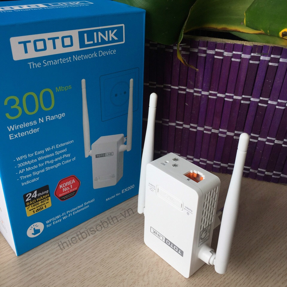 Bộ mở rộng sóng wifi TOTOLINK EX200