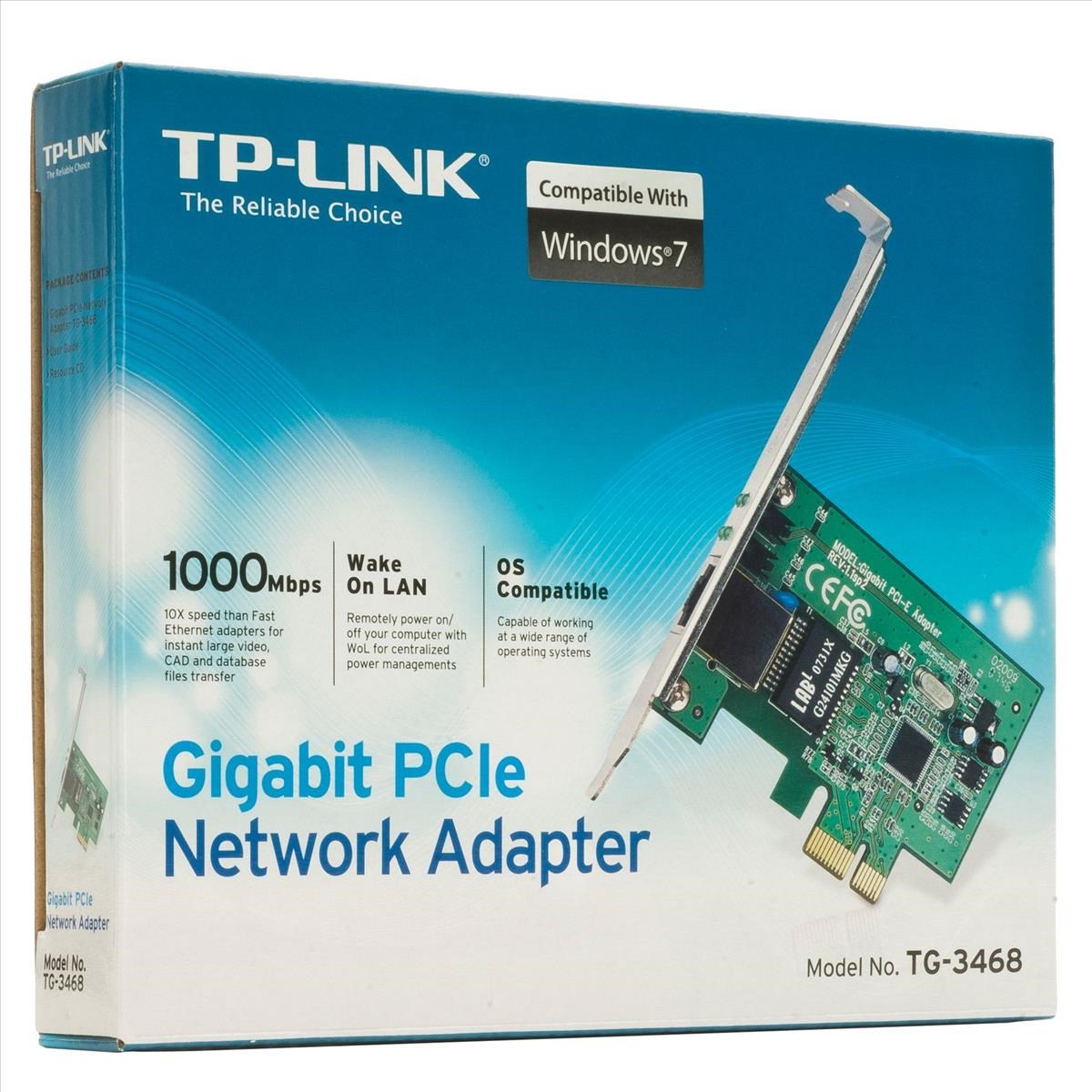 Card mạng TP link TG-3468 Gigabit PCI-EX-1X