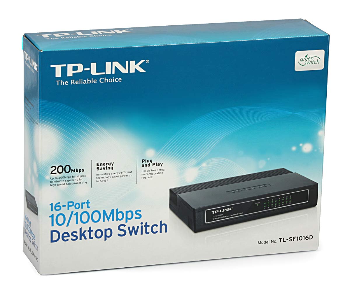 Switch TP-LINK 16-Port 10/100Mbps 