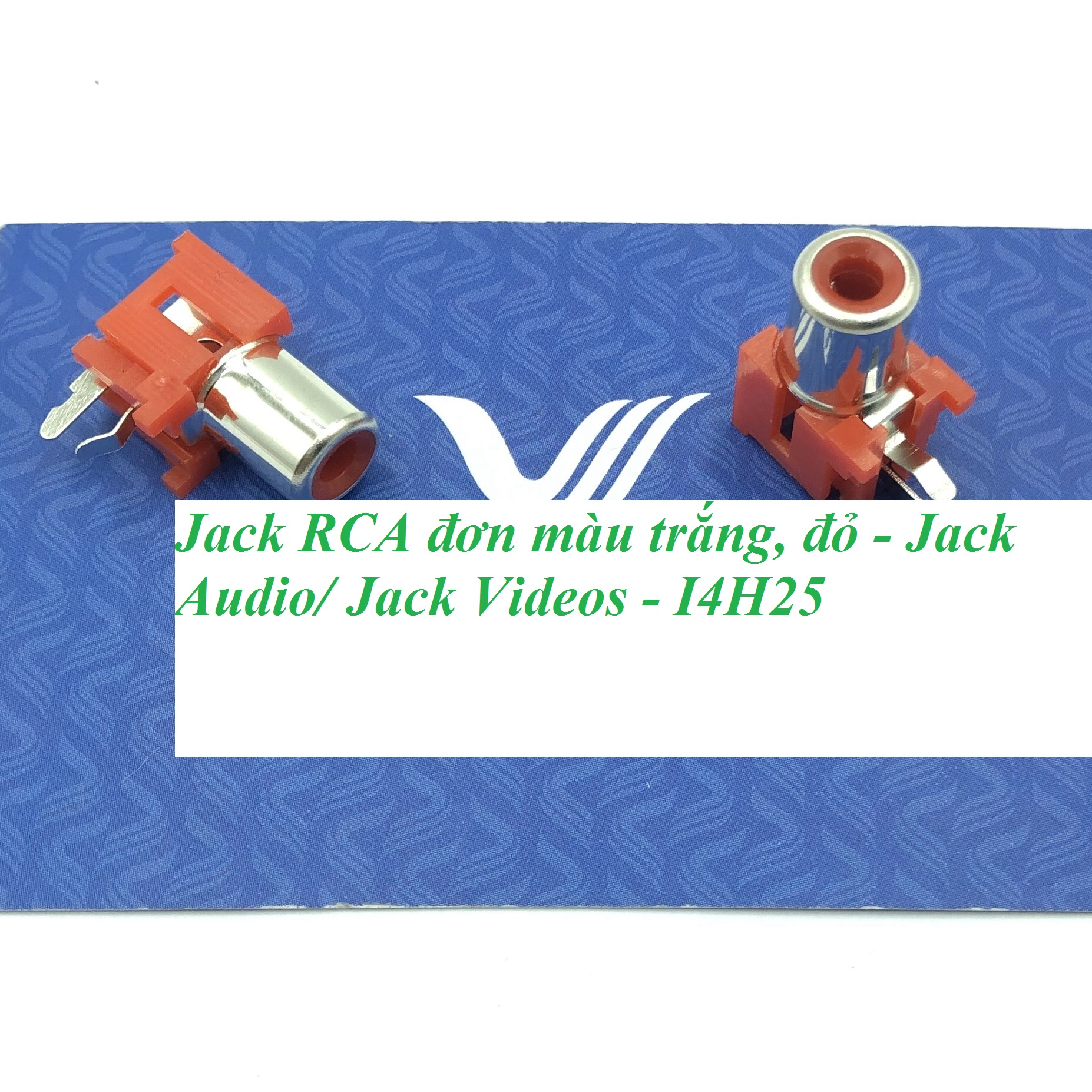 Jack RCA đơn màu trắng, đỏ - Jack Audio/ Jack Videos - I4H25