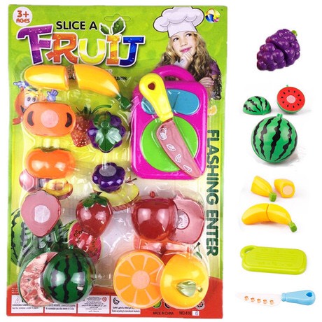 Bộ Đồ chơi cắt trái cây bằng nhựa cho bé