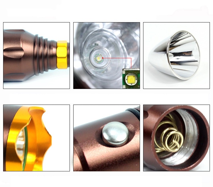 Đèn pin chiếu sáng pin siêu trâu YP-126 Đèn pin chiếu sáng pin siêu trâu YP-126