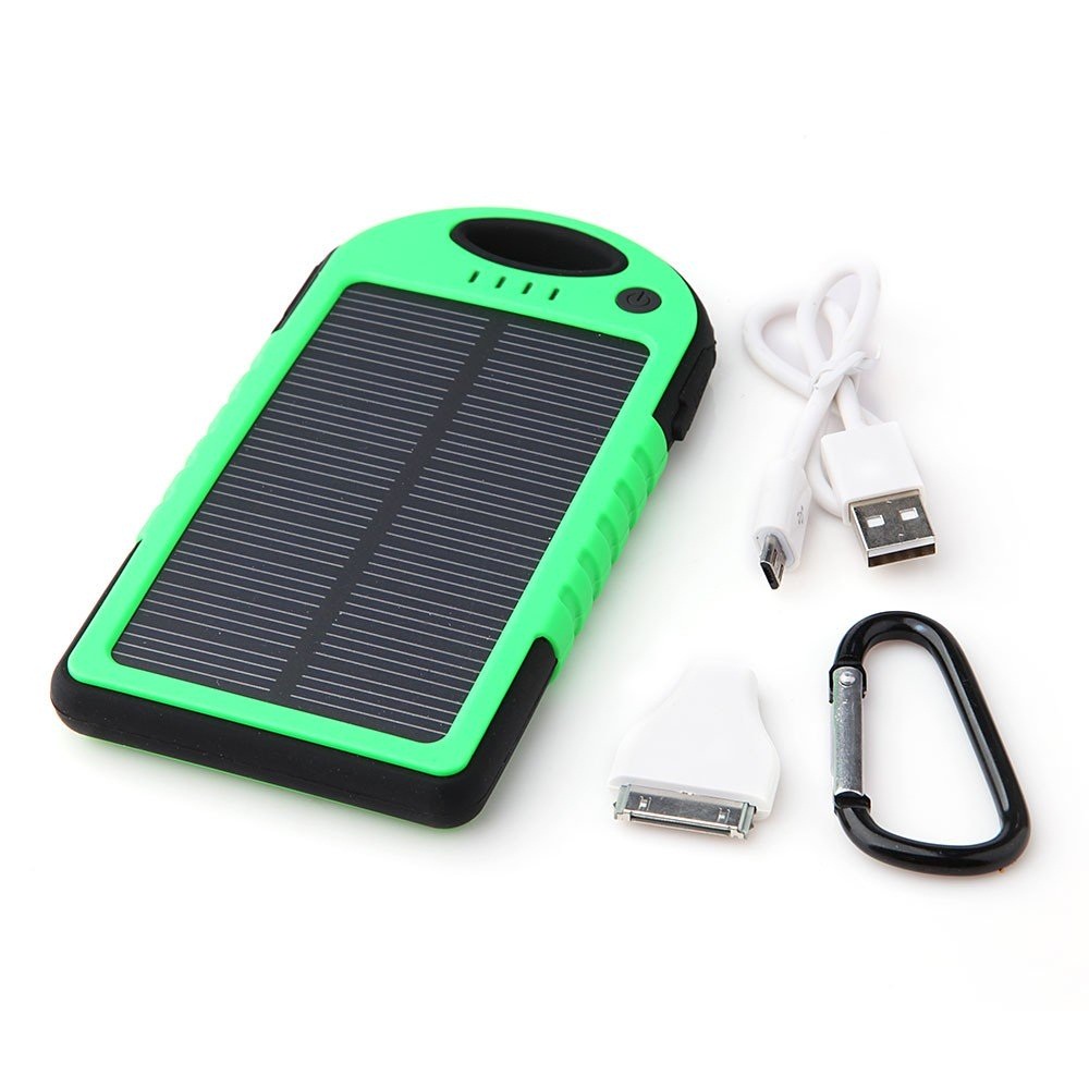 Pin dự phòng năng lượng mặt trời 5000mah Pin dự phòng năng lượng mặt trời 5000mah