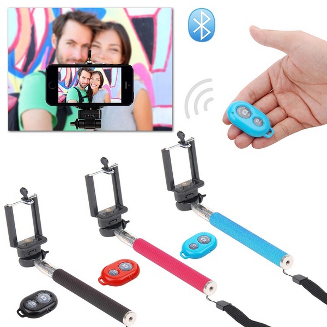 Gậy chụp hình tự sướng Monpod Z07-1 có remote Gậy chụp hình tự sướng Monpod Z07-1 có remote