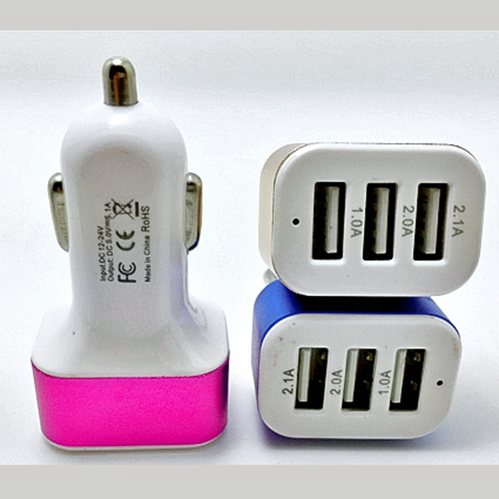 Cóc sạc ô tô 3 USB 