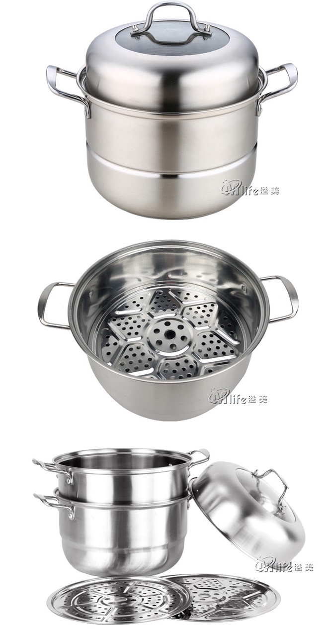 Nồi hấp inox 2 tầng (đk 28cm) 