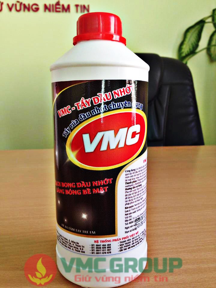 VMC TẨY DẦU NHỚT- CHUYÊN DỤNG TẨY CÁC VẾT DẦU NHỚT TRÊN NHIỀU BỀ MẶT- GIÁ TỐT NHẤT THỊ TRƯỜNG.