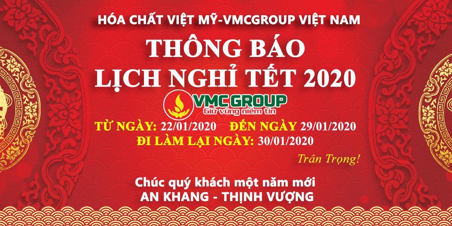HÓA CHẤT VIỆT MỸ THÔNG BÁO LỊCH NGHỈ TẾT NGUYÊN ĐÁN 2020 HÓA CHẤT VIỆT MỸ THÔNG BÁO LỊCH NGHỈ TẾT NGUYÊN ĐÁN 2020