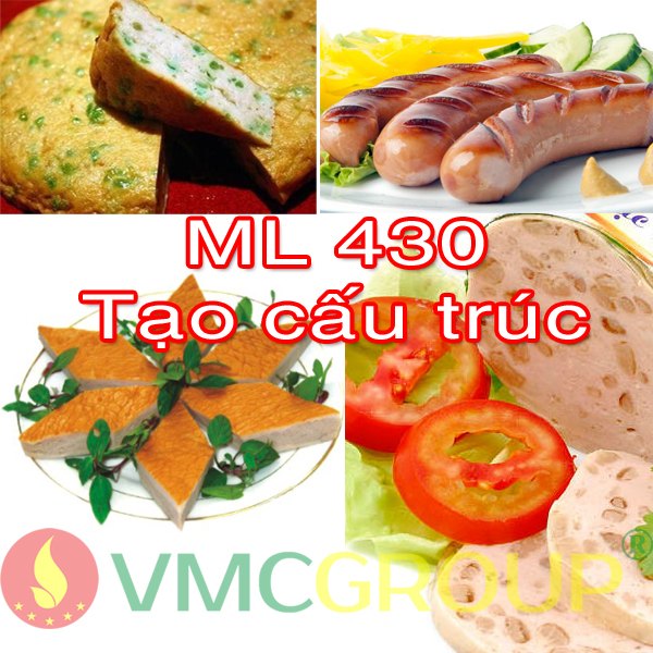 ML430 TẠO CẤU TRÚC THỊT MỠ VÀ NƯỚC (XÚC XÍCH)