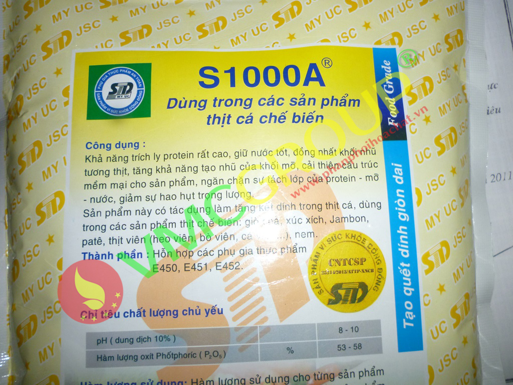 S1000A_PHỤ GIA TẠO DAI CHO SẢN PHẨM CHẾ BIẾN