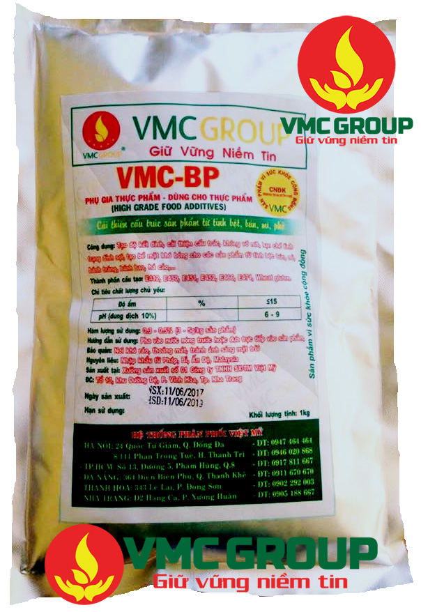 VMC-BP- CẢI THIỆN CẤU TRÚC SẢN PHẨM TỪ TINH BỘT, BÚN, MÌ, PHỞ