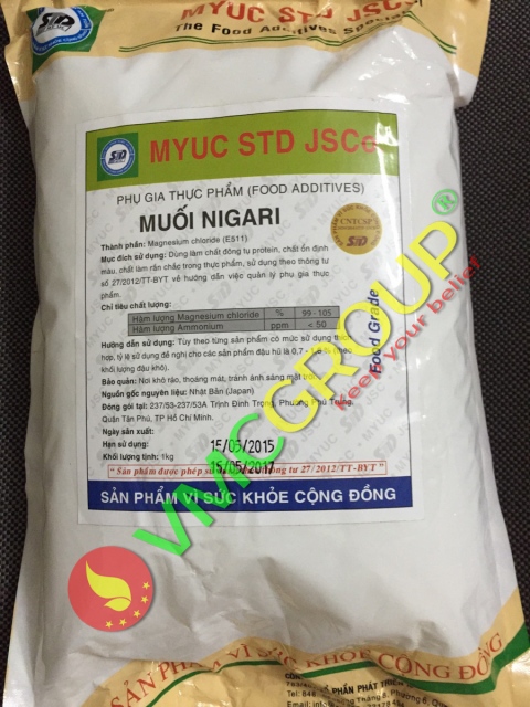 MUỐI NIGARI MUỐI ĐÔNG TỤ ĐẬU HŨ