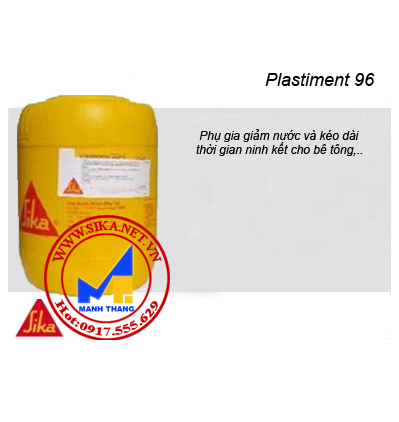 SIKA PLASTIMENT 96, PHỤ GIA BÊ TÔNG