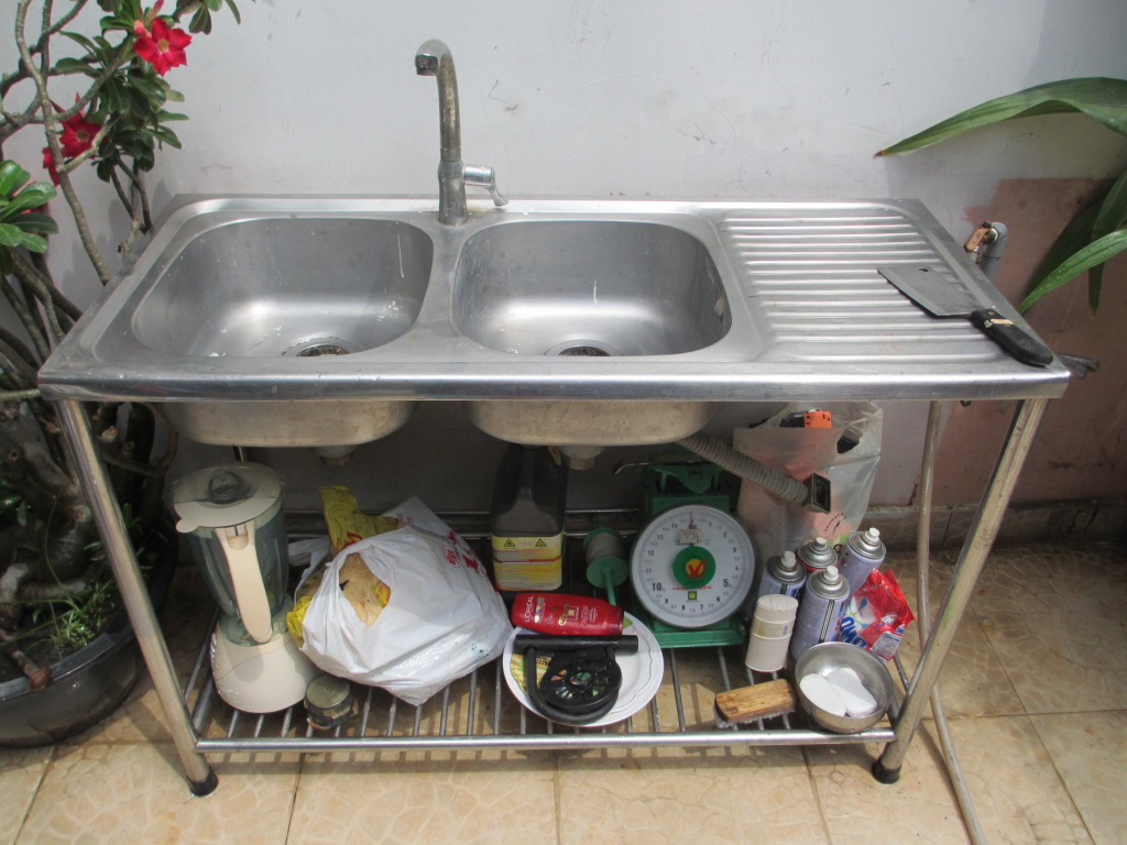 chân chậu inox chậu rửa inox