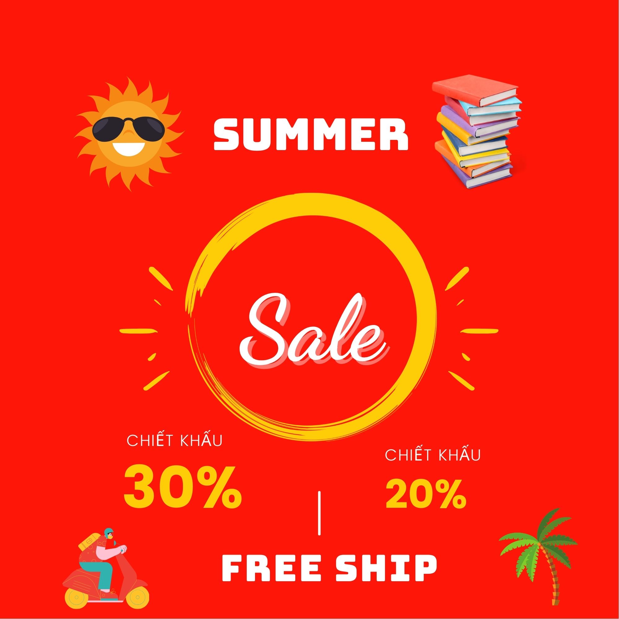Sale sách đón Hè Sale sách đón Hè