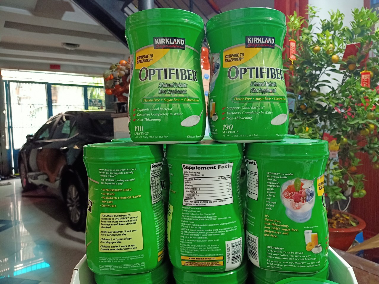 Bột hòa tan bổ sung chất xơ Kirkland Optifiber Bột hòa tan bổ sung chất xơ Kirkland Optifiber