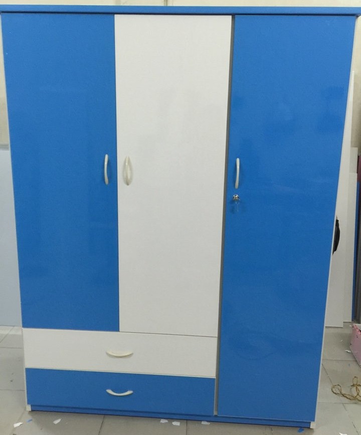 Tủ nhựa Đài Loan 3 cánh 2 Tu nhua dai loan 3 canh 2