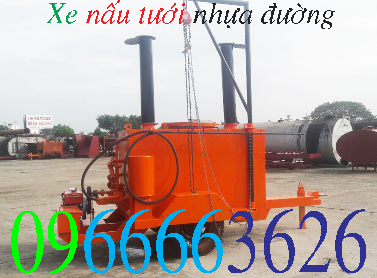 Xe nau tuoi nhua duong Xe tuoi nhua duong