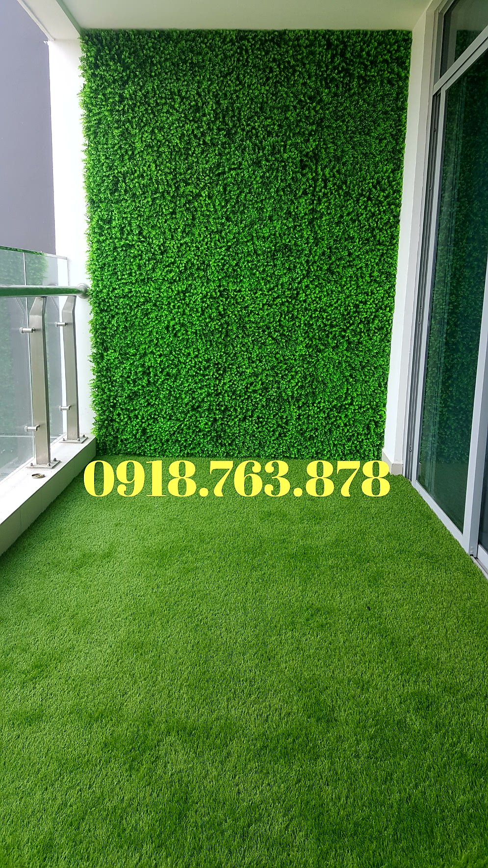 Thi công tường lá mắt trâu trang trí quán cafe tại quận 7 Thi công tường lá mắt trâu trang trí quán cafe tại quận 7