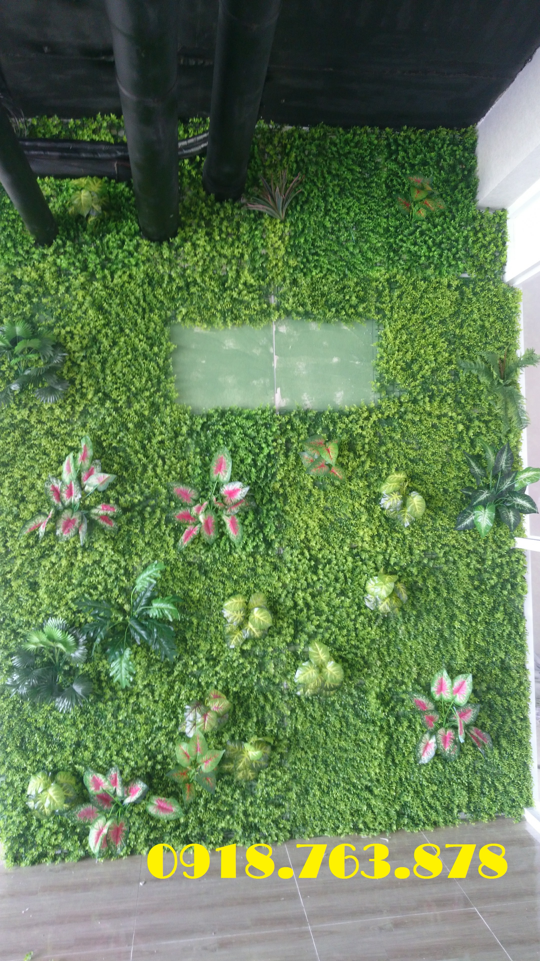 thi công tường cỏ điểm cây thi công tường cỏ điểm cây