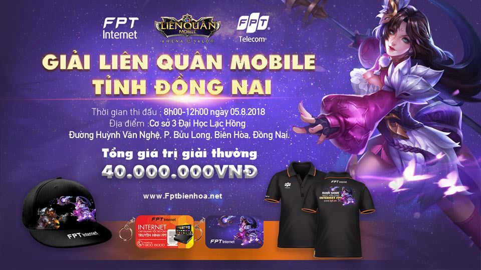 Giải đấu Garena Liên Quân Mobile: Rank game mượt hơn cùng Internet FPT Giải đấu Garena Liên Quân Mobile: Rank game mượt hơn cùng Internet FPT